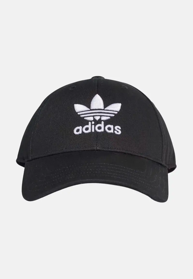 ADIDAS ORIGINALS  Cappello con visiera Trefoil Baseball nero per uomo e donna