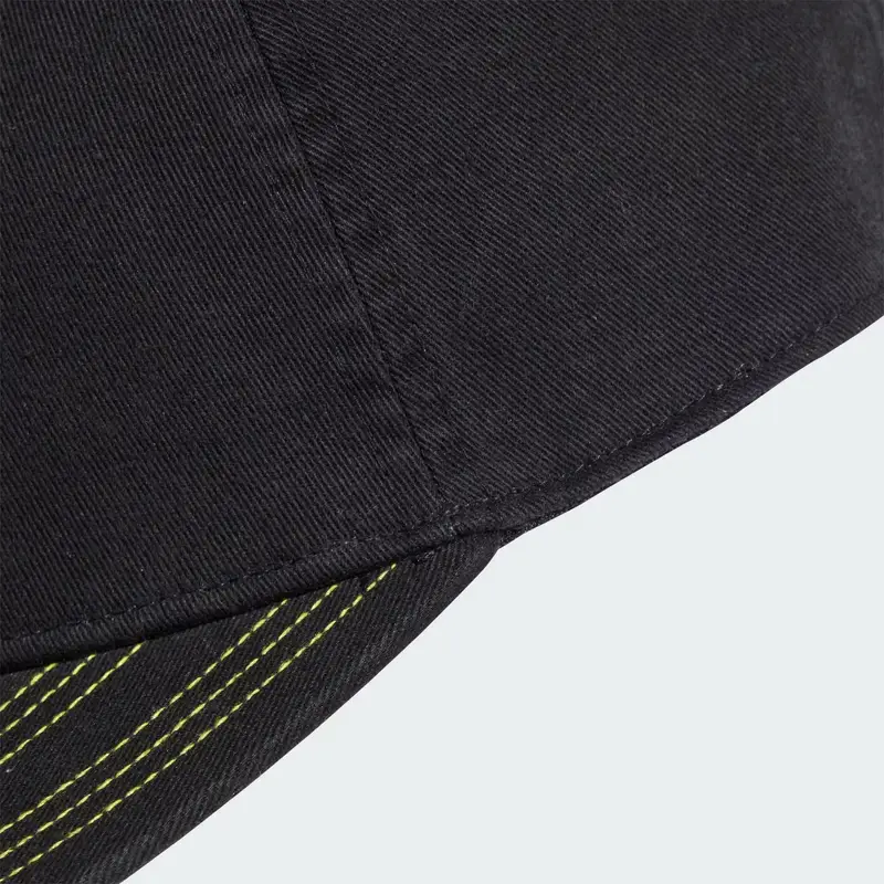 Cappello da baseball giallo / nero / bianco miniatura 2