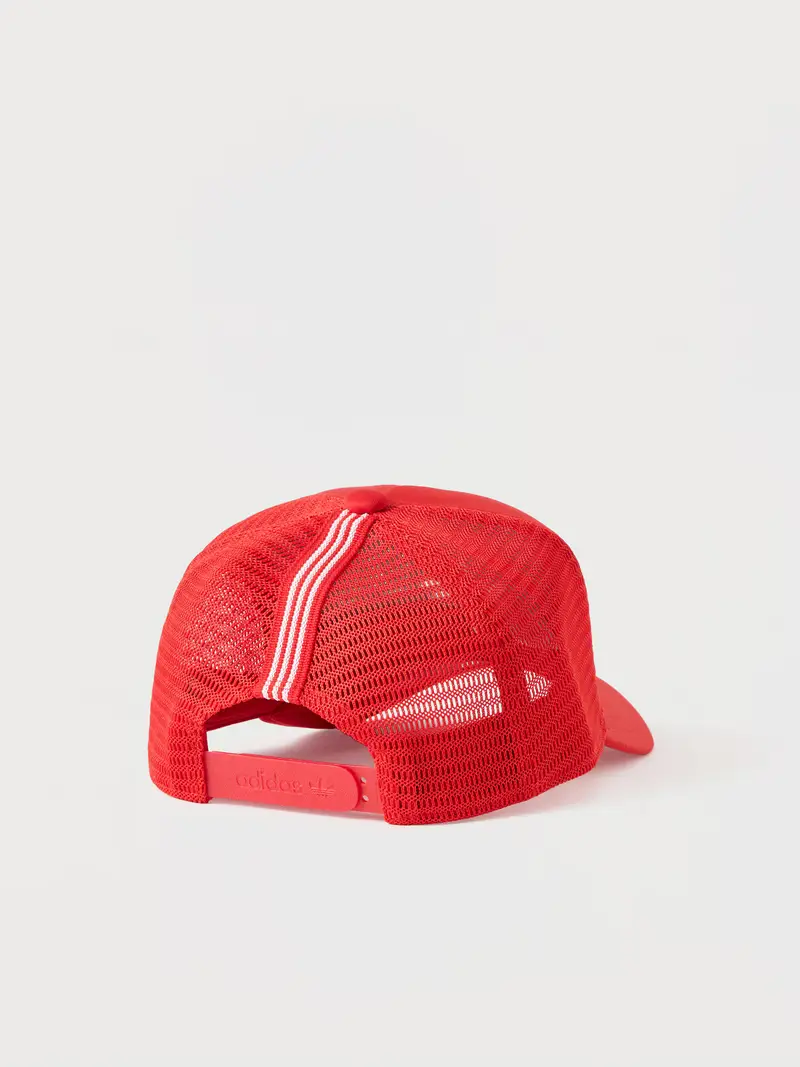 Cappello da baseball rosso / bianco miniatura 2