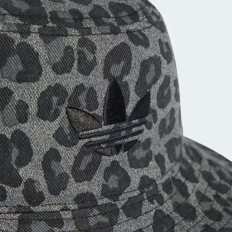 Cappello Leopard Bucket grigio / nero / bianco miniatura 2