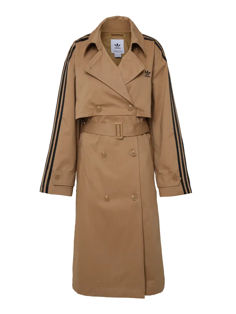 ADIDAS ORIGINALS Cappotto di mezza stagione  marrone chiaro / nero