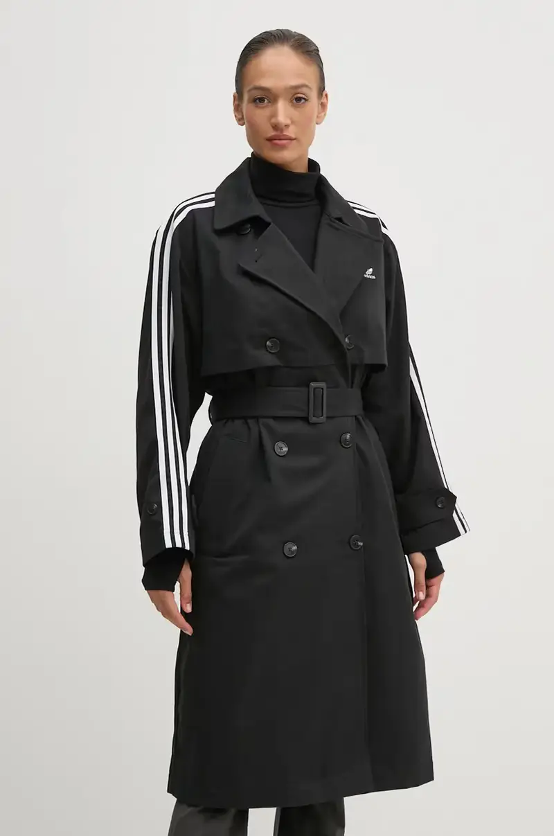 cappotto Tcoat Twill donna colore nero IZ0381