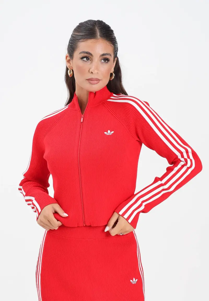 adidas Originals Cardigan Donna Rosso 2817712 miniatura 2