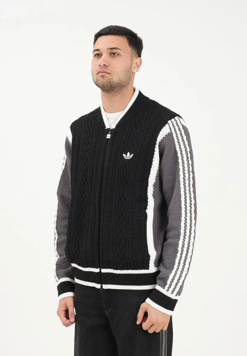 adidas Originals Cardigan Uomo Nero 3805056