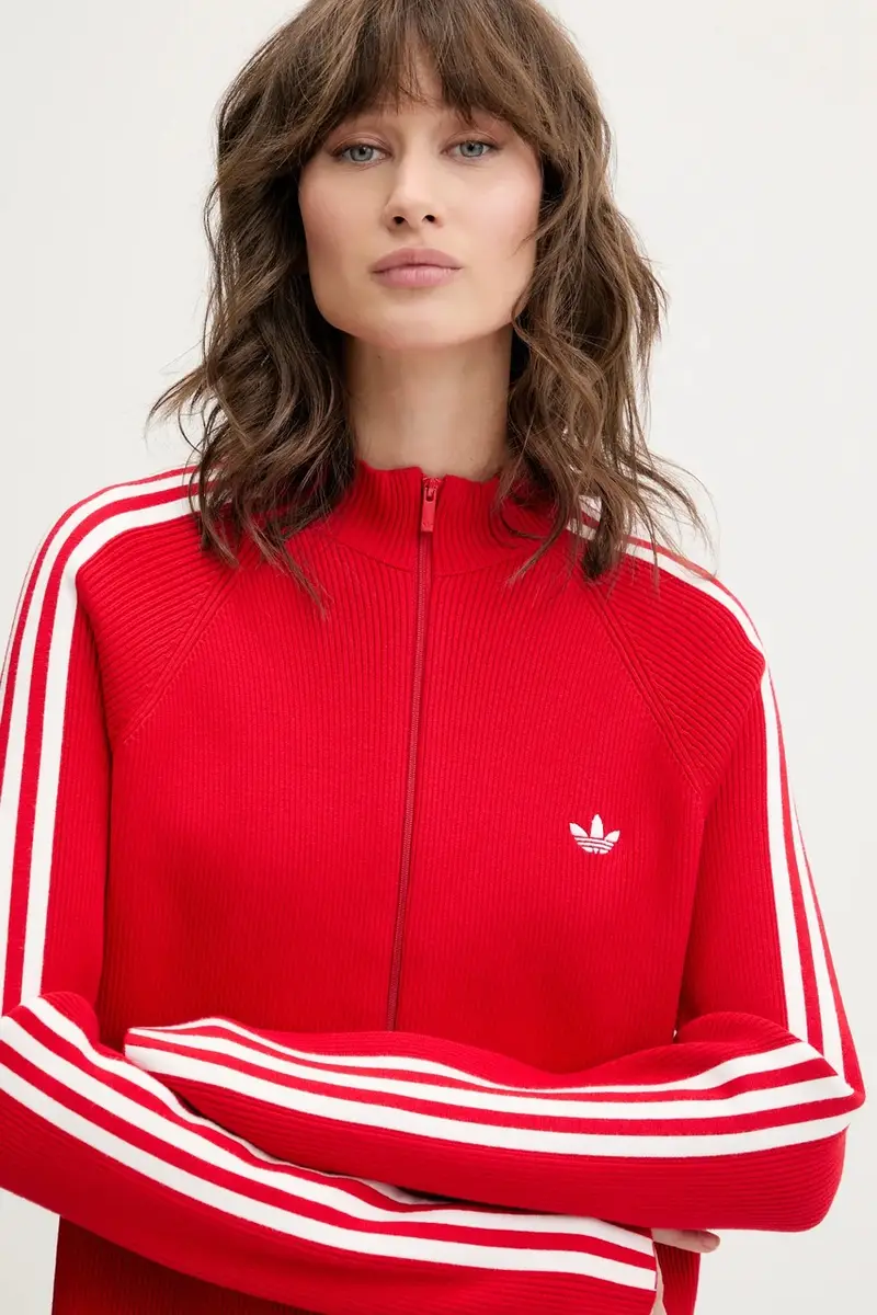 adidas Originals Cardigan Donna Rosso 3667113 miniatura 4