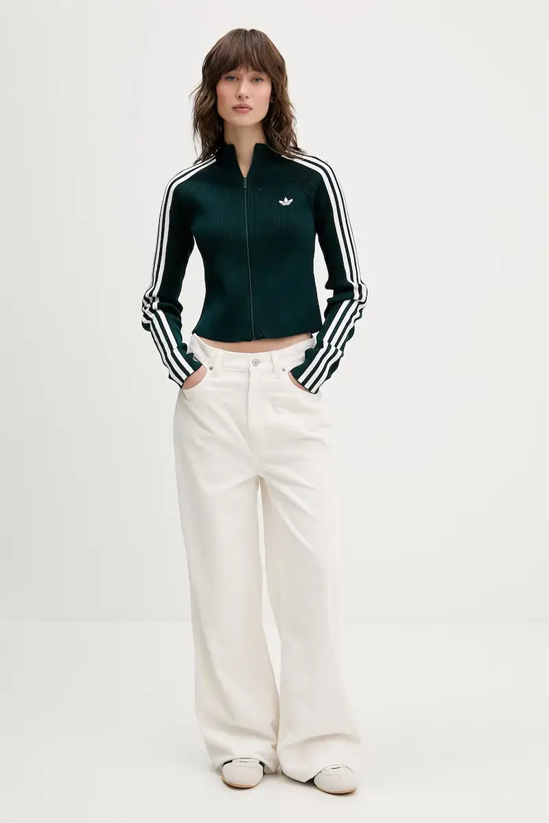 adidas Originals Cardigan Donna Verde 3172404 miniatura 2