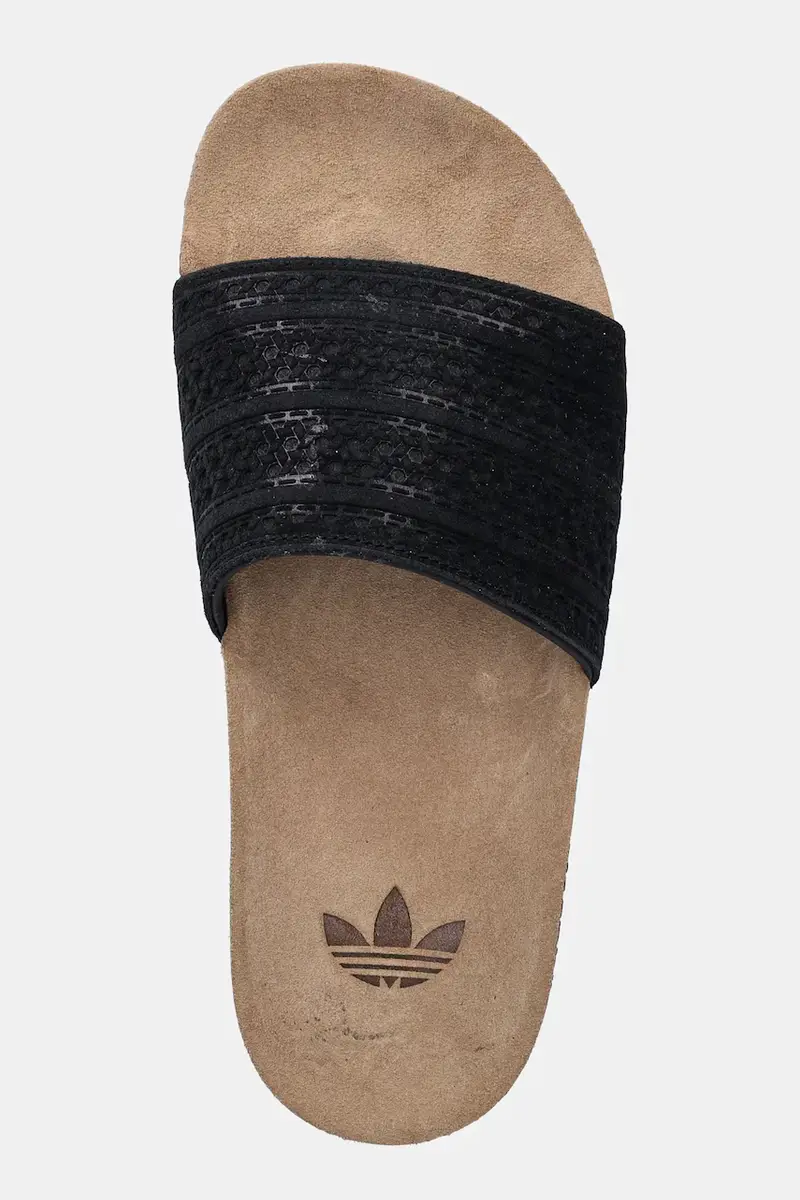 ciabatte slide in camoscio Adilette RS colore nero JR3596 miniatura 4