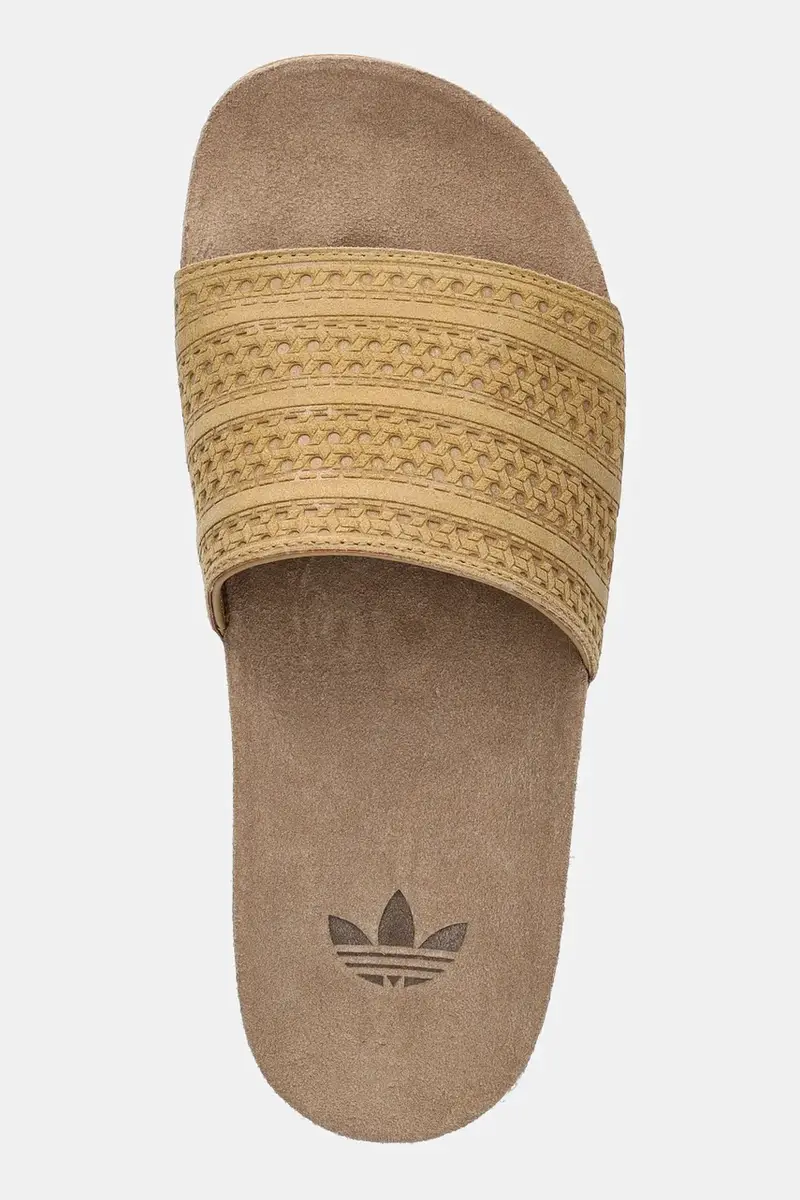 ciabatte slide in camoscio Adilette Rs donna colore verde JR3594 miniatura 4