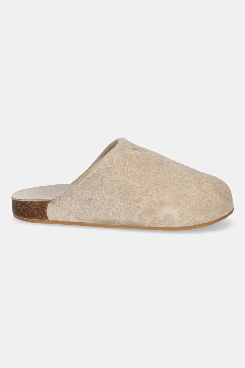 ciabatte slide in camoscio Adimule donna colore beige JP8730 miniatura 2