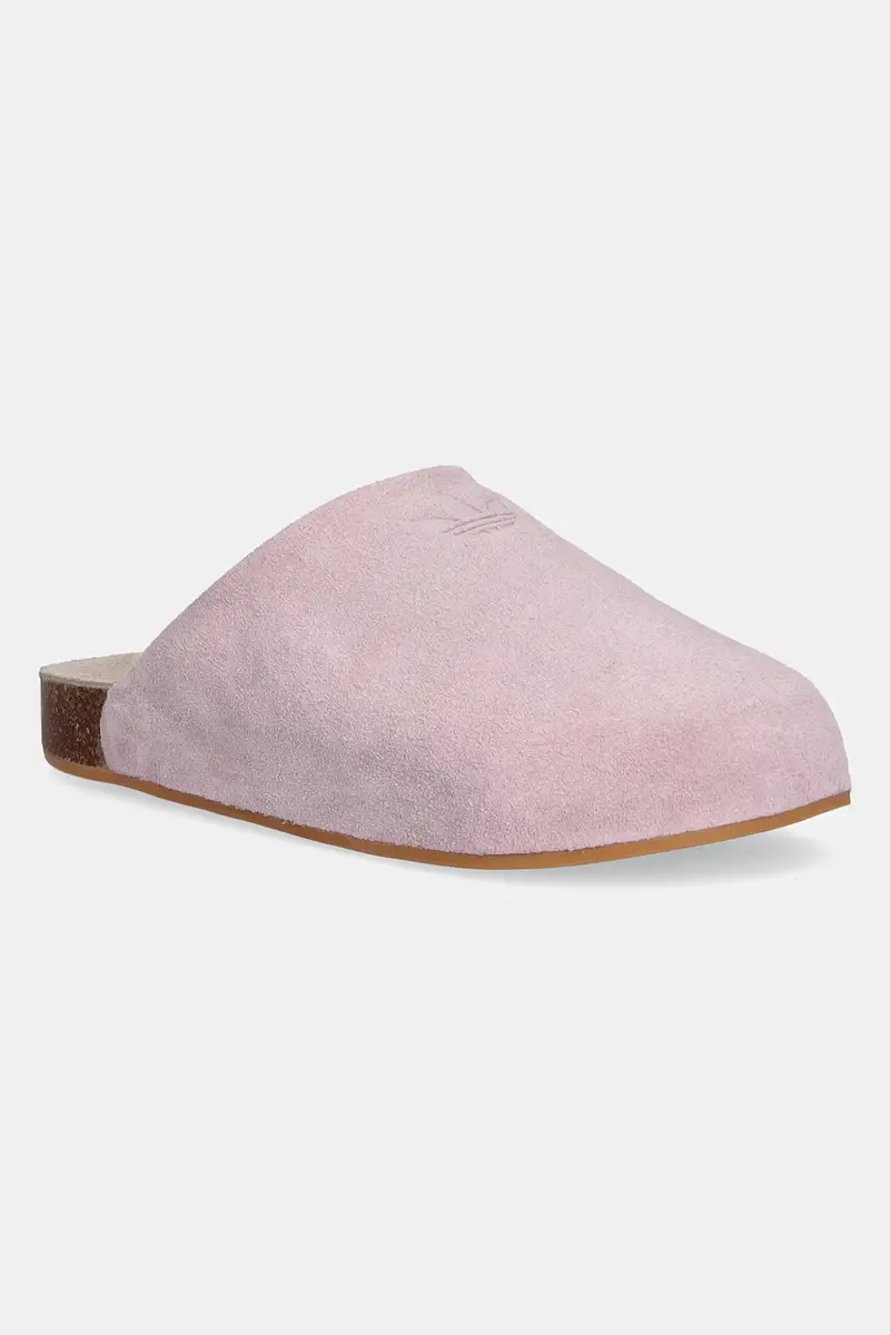 ciabatte slide in camoscio Adimule donna colore rosa JP8731