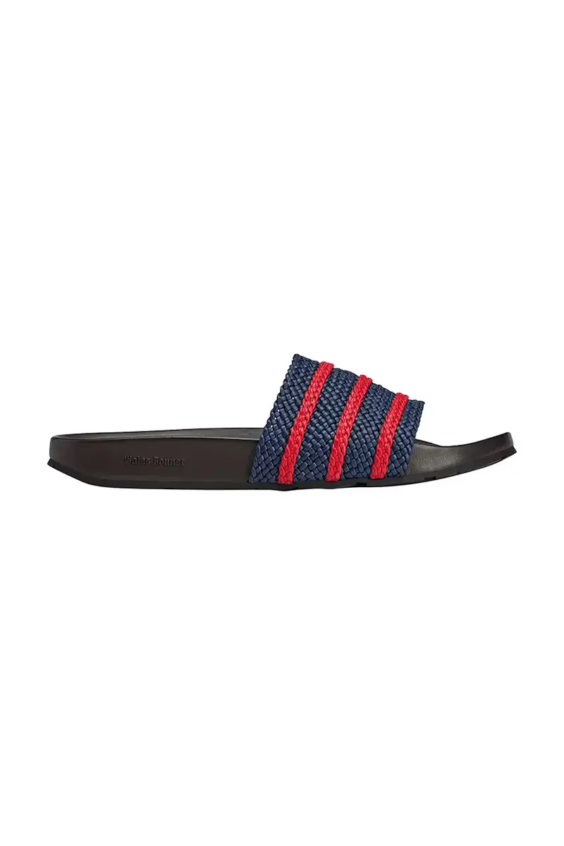 ciabatte slide x Wales Bonner Adilette donna colore blu navy KI3388