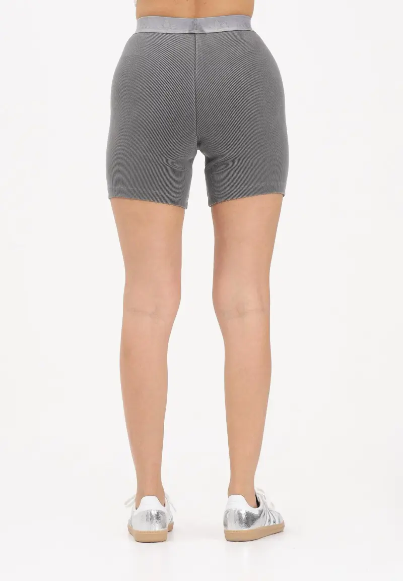 Ciclista Essentials Rib Tights 1/4 Washed grigio da donna miniatura 3