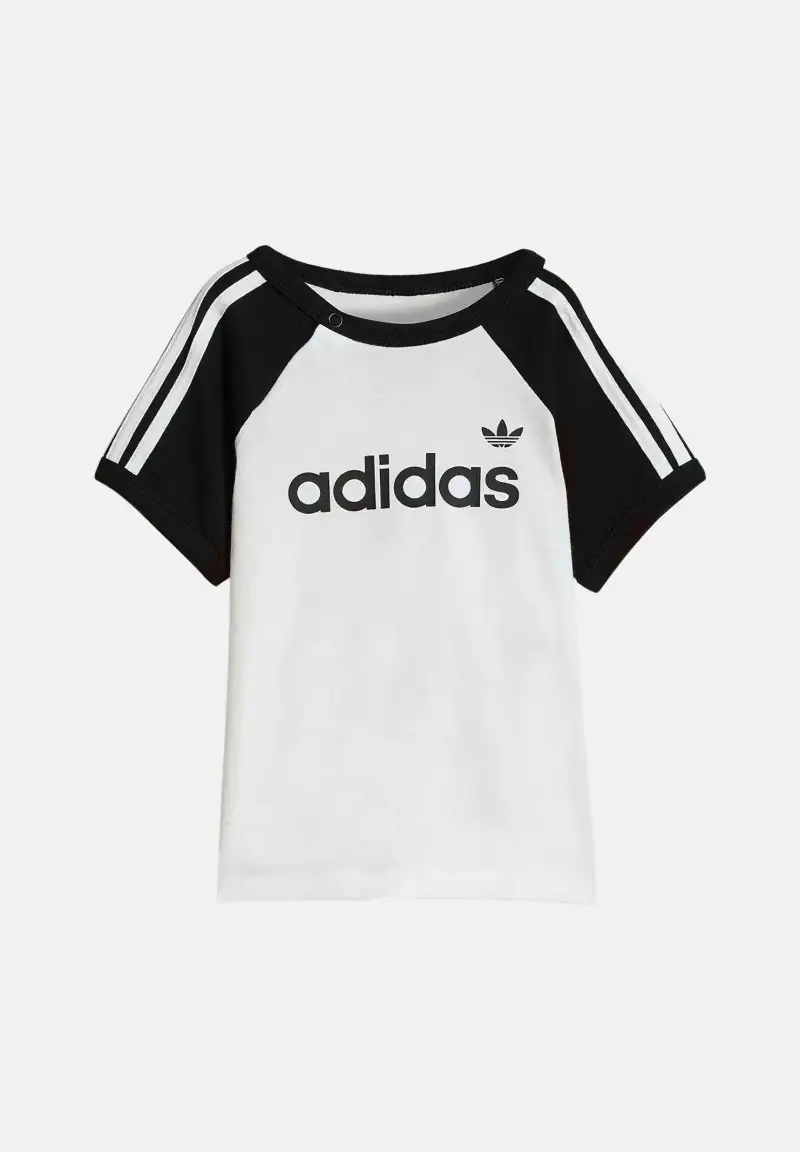 Completino Sprinter bianco e nero da neonato miniatura 2