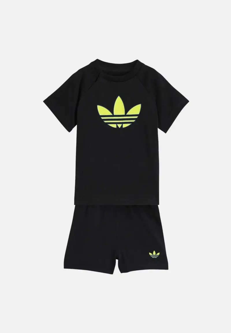 Completino TREFOIL nero da neonato