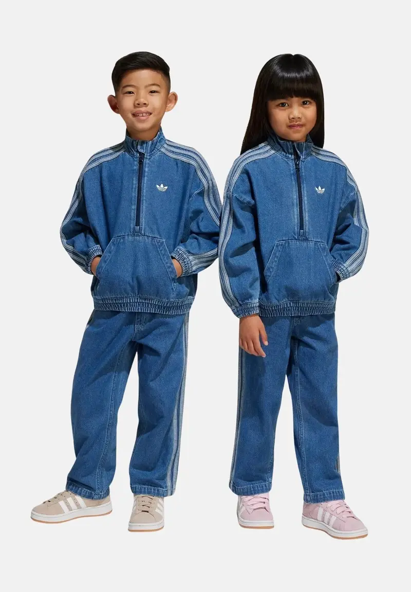 Completo in denim per bambino e bambina miniatura 2