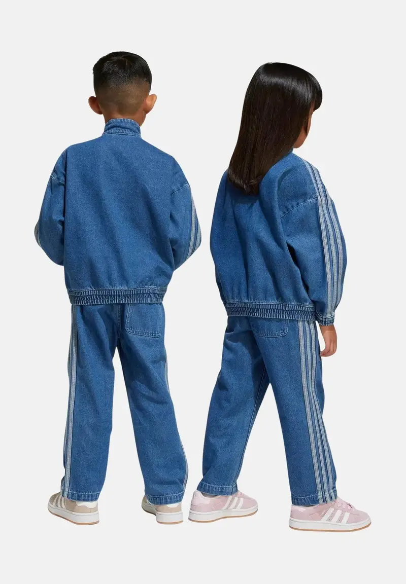Completo in denim per bambino e bambina miniatura 3