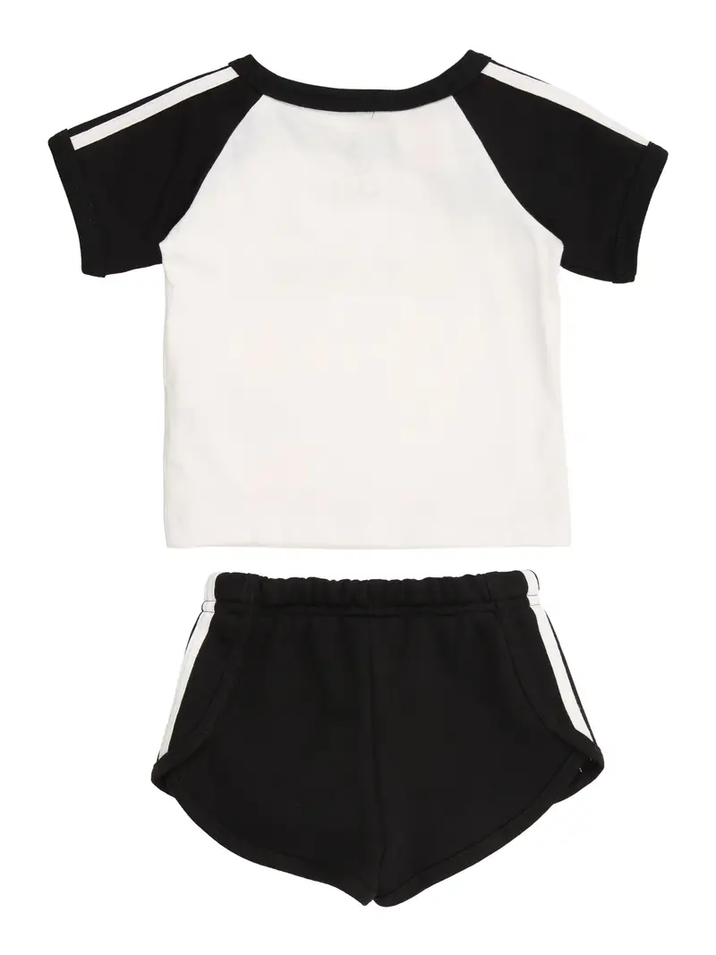 Completo sportivo STS nero / bianco miniatura 2