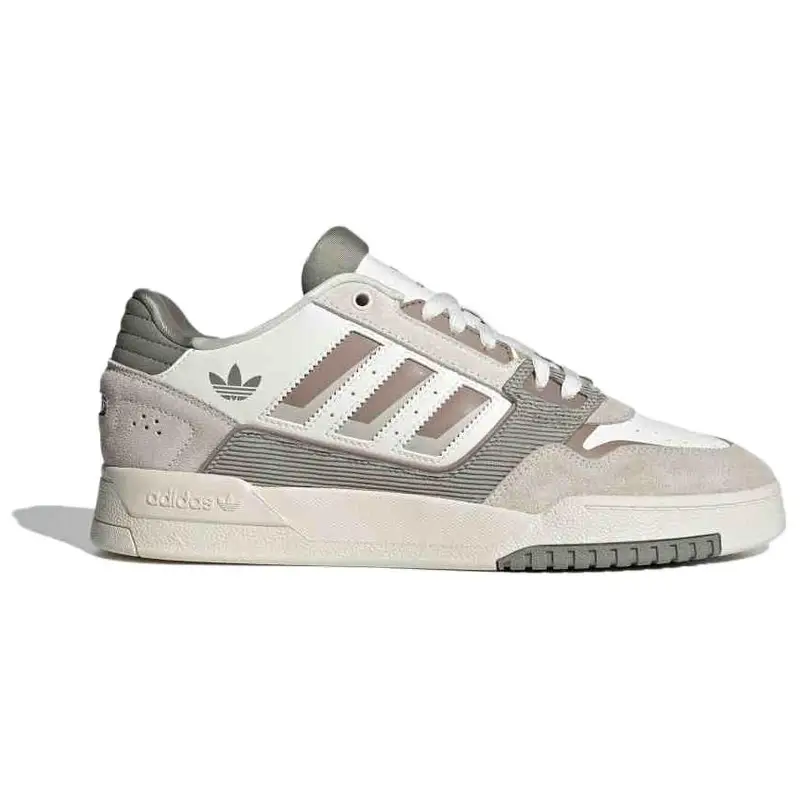 Originals Drop Step 2 0 Scarpe da Skate Basse Comode Versatili Antiscivolo Resistenti Sneakers Unisex Bianco Marrone JP9971 42 miniatura 3