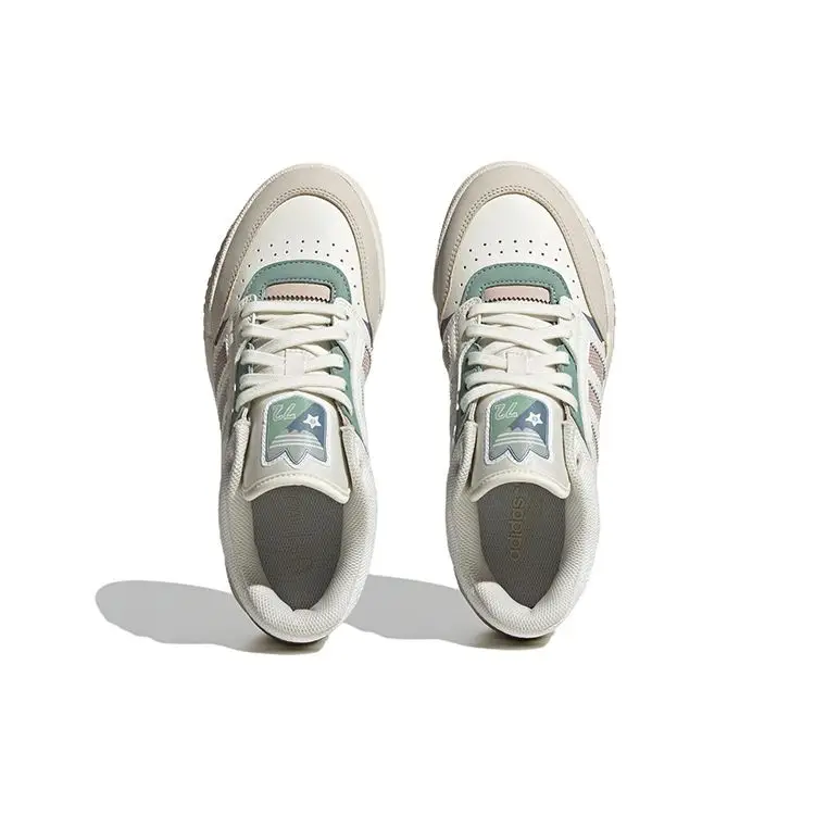 Originals Drop Step Low Comode Trendy Leggere Resistenti Scarpe da Skate Basse Sneakers Donna Bianco Verde Viola IE1834 43⅓ miniatura 4