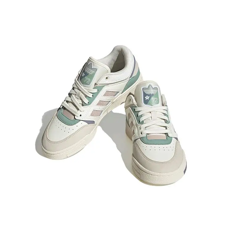 Originals Drop Step Low Comode Trendy Leggere Resistenti Scarpe da Skate Basse Sneakers Donna Bianco Verde Viola IE1834 43⅓ miniatura 3