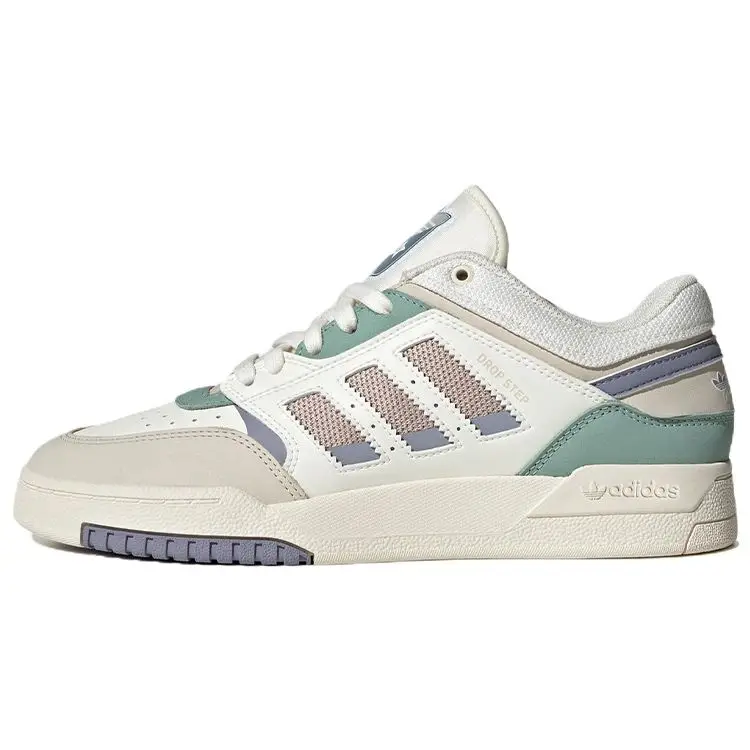 Originals Drop Step Low Comode Trendy Leggere Resistenti Scarpe da Skate Basse Sneakers Donna Bianco Verde Viola IE1834 43⅓
