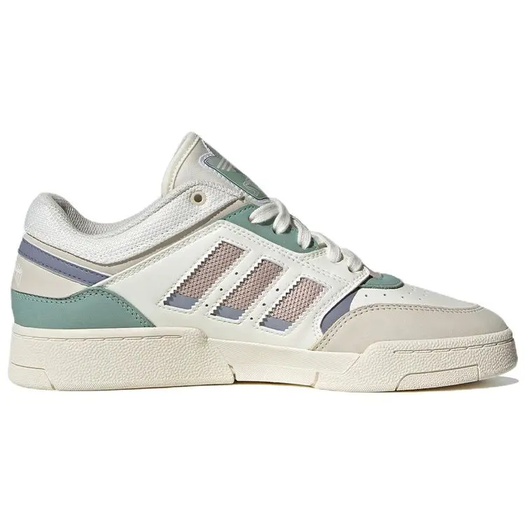 Originals Drop Step Low Comode Trendy Leggere Resistenti Scarpe da Skate Basse Sneakers Donna Bianco Verde Viola IE1834 miniatura 2
