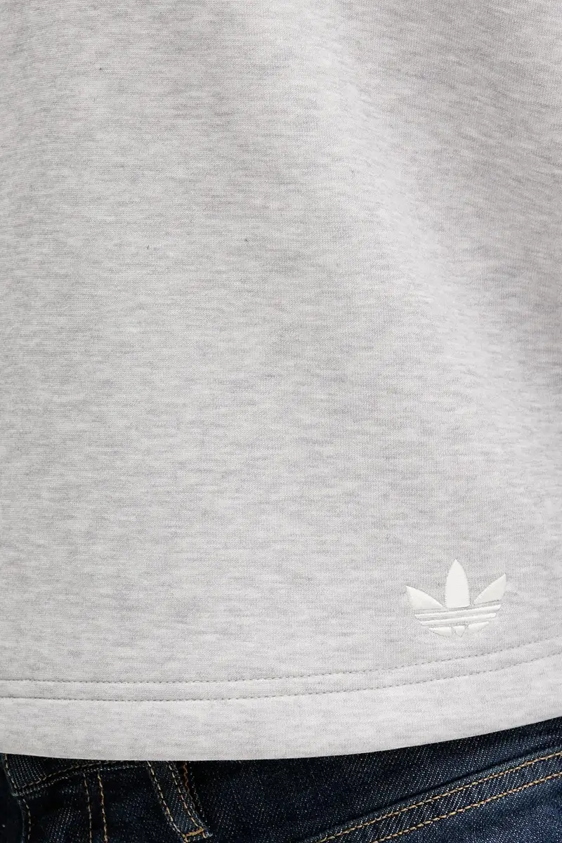 felpa 3-Stripes donna colore grigio con cappuccio JW3596 miniatura 5