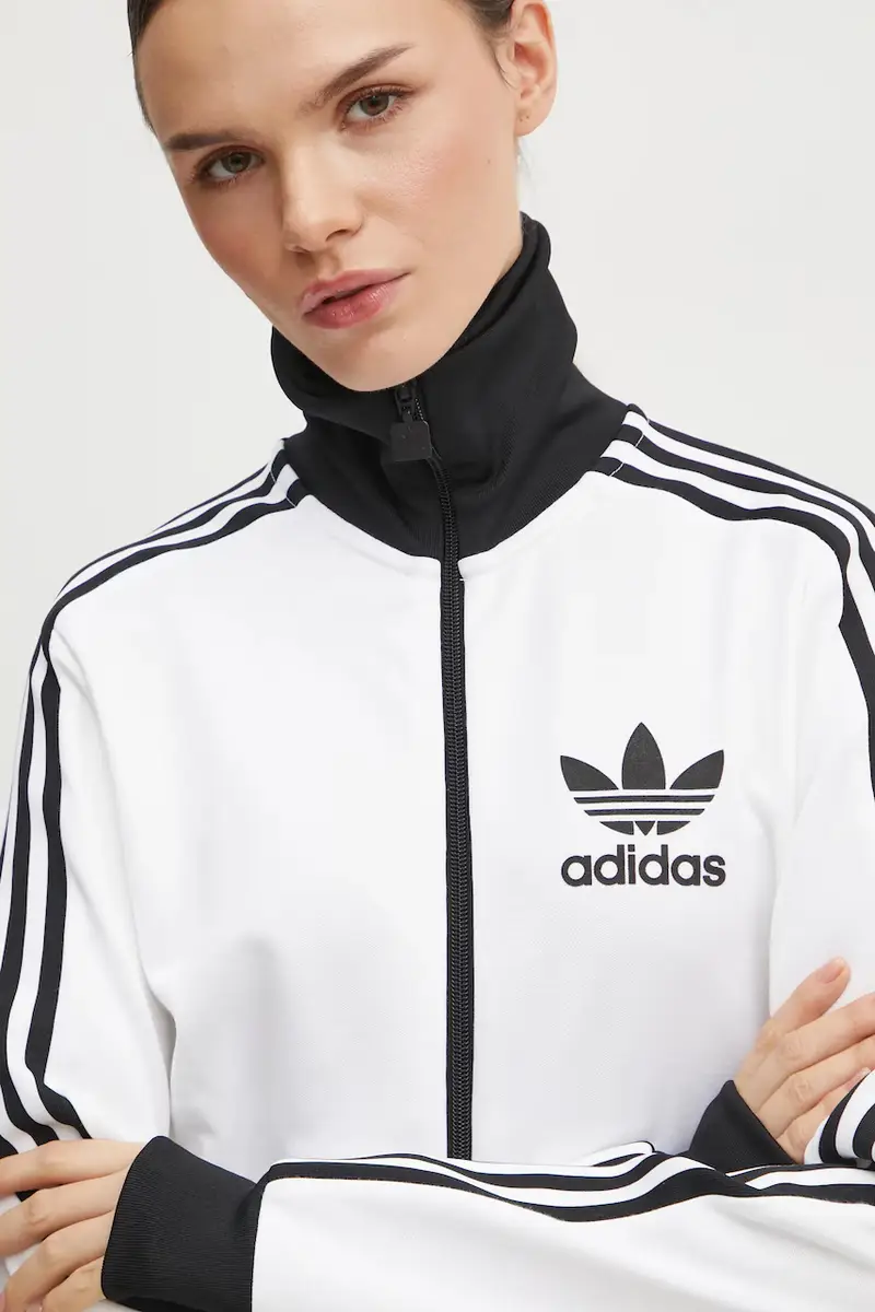 felpa Adicolor donna colore bianco JC5806 miniatura 4