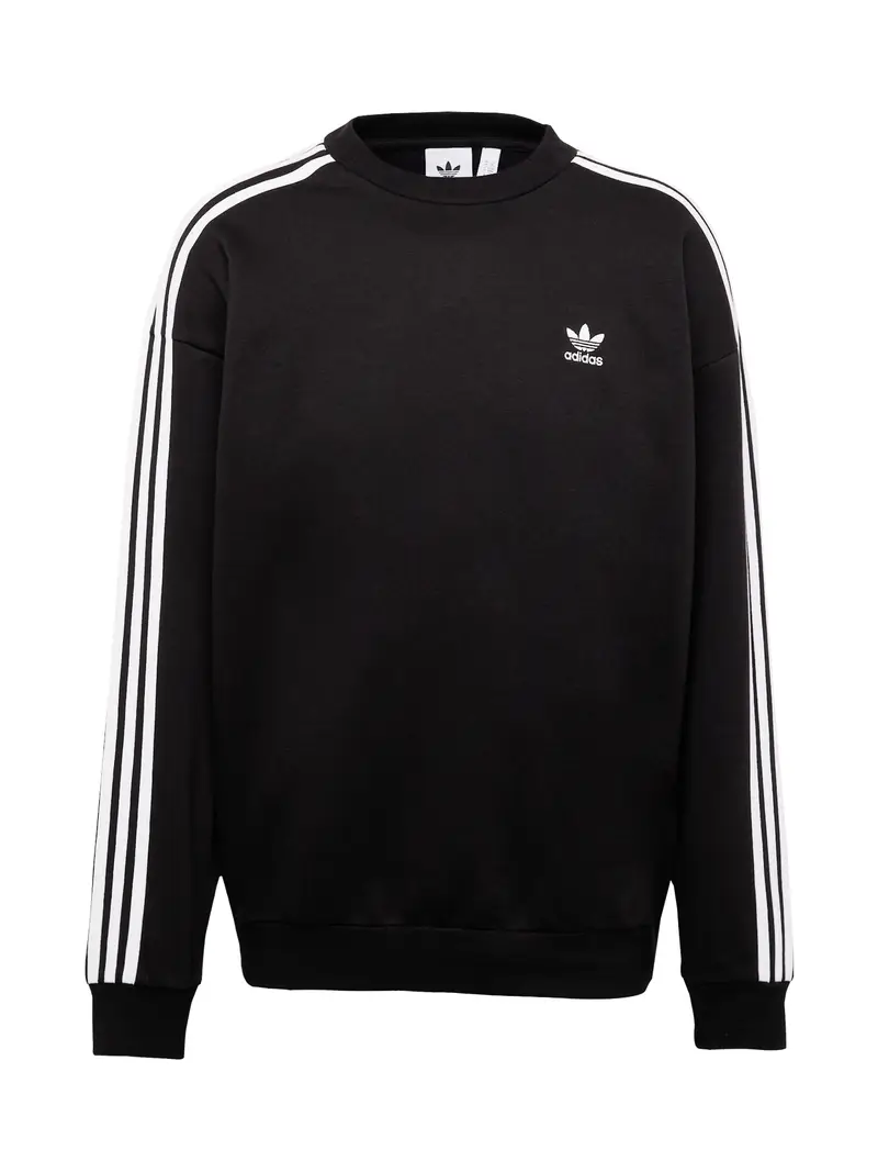 ADIDAS ORIGINALS Felpa 'Adicolor'  nero / bianco