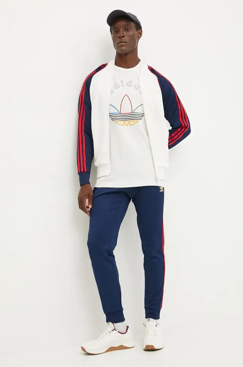 felpa Adicolor uomo colore bianco IY9859 miniatura 2