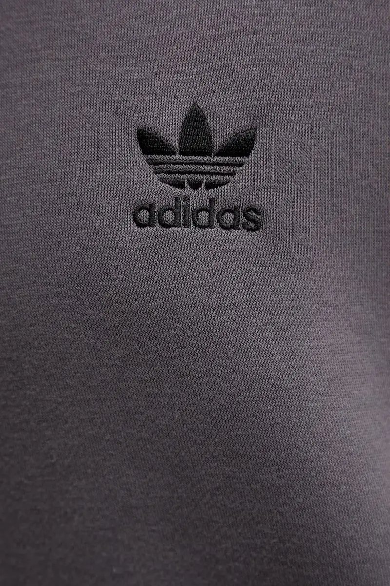 felpa Adicolor uomo colore violetto con applicazione JY1402 miniatura 5