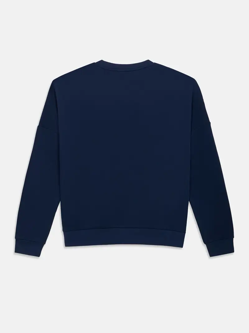 Felpa blu / navy / nero / bianco miniatura 2