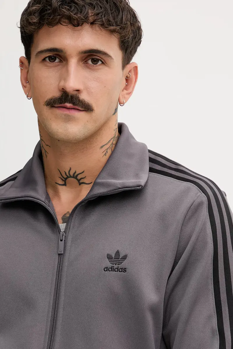 felpa Classic Tt uomo colore marrone con applicazione JY1281 miniatura 4