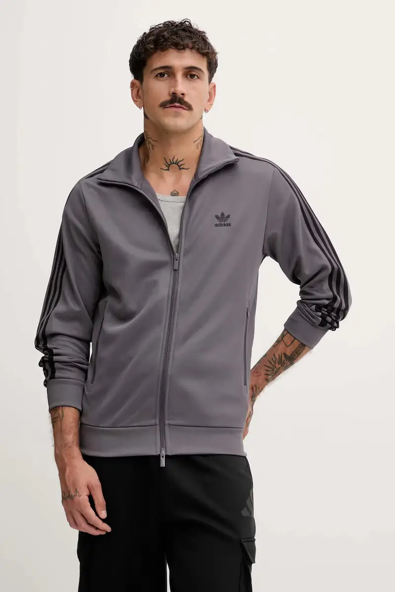 felpa Classic Tt uomo colore marrone con applicazione JY1281