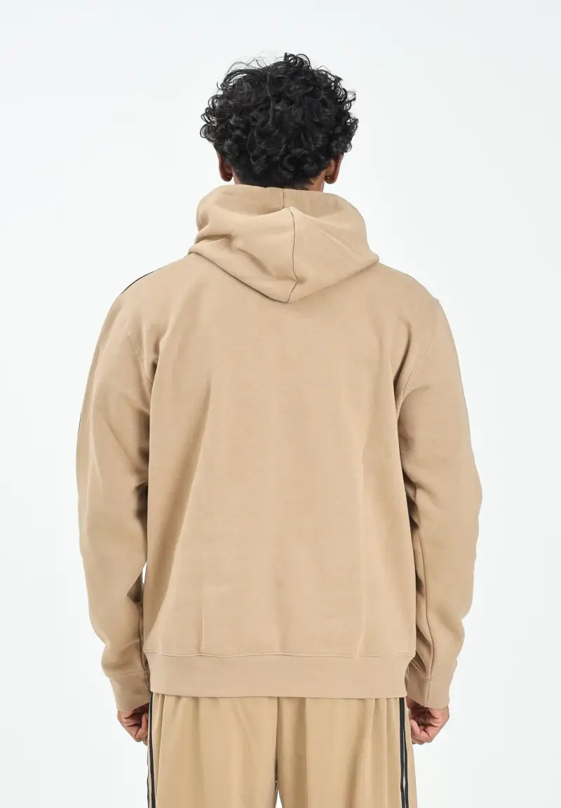 Felpa con cappuccio Adicolor Classics 3-Stripes beige da uomo miniatura 3
