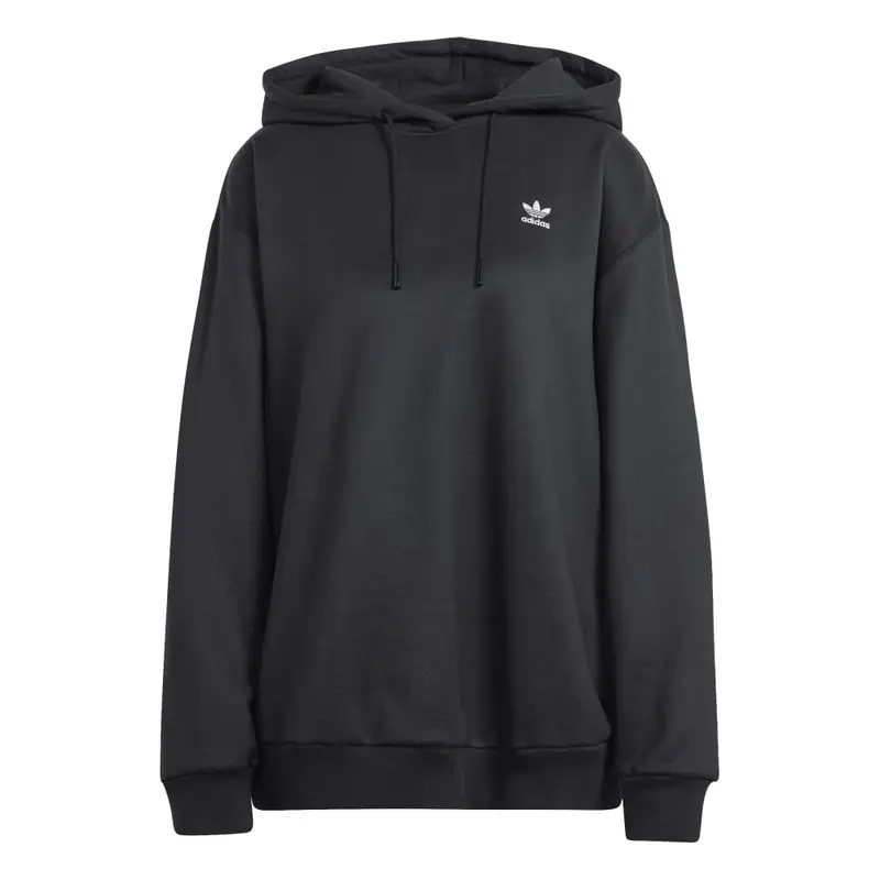 Felpa Con Cappuccio Oversize Nero Donna S