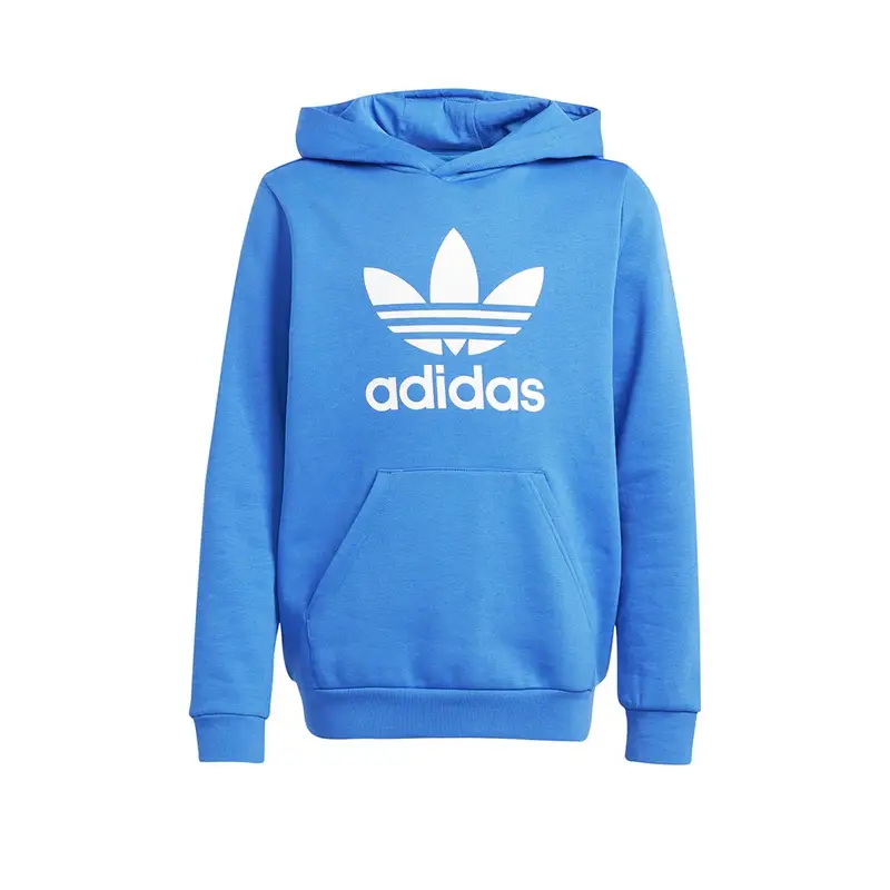 Felpa Con Cappuccio Trefoil Blu Bambino 14-15 Anni