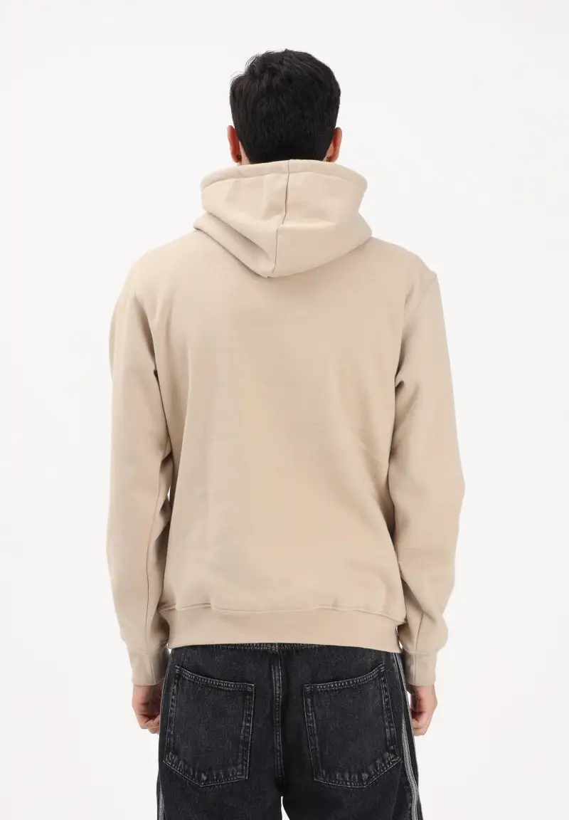 Felpa con cappuccio TREFOIL ESSENTIALS beige da uomo miniatura 3