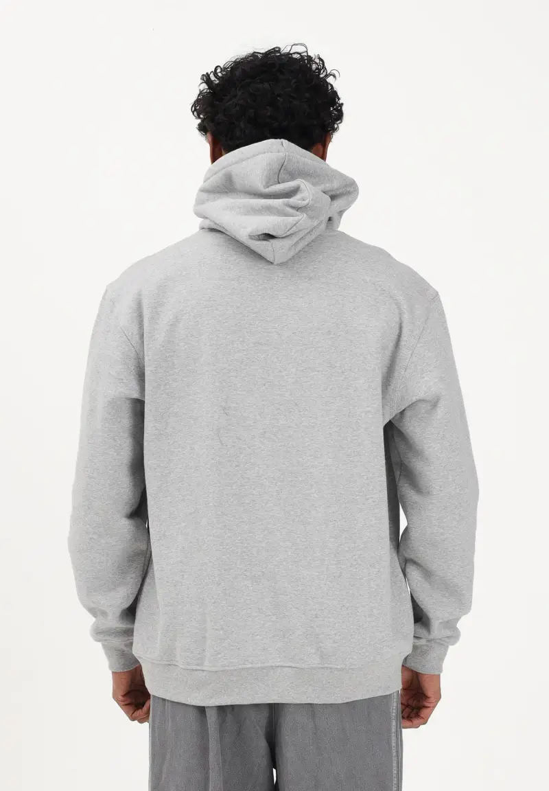 Felpa con cappuccio Trefoil Essentials Loose grigia da uomo miniatura 3