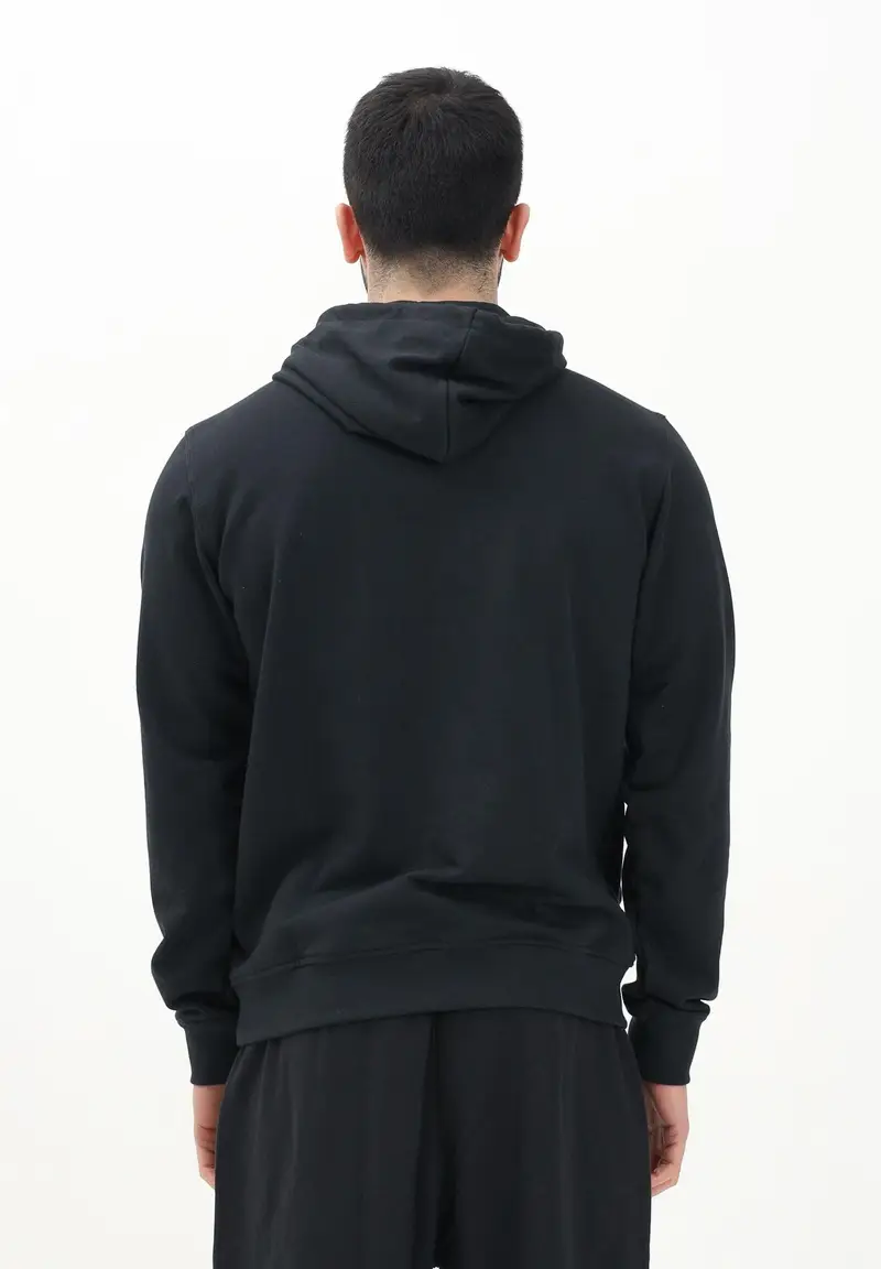 ADIDAS ORIGINALS Felpa con cappuccio Trefoil Essentials nera da uomo miniatura 2