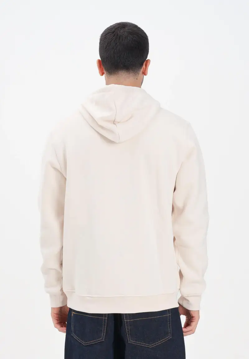 Felpa con cappuccio Trefoil Essentials panna da uomo miniatura 3