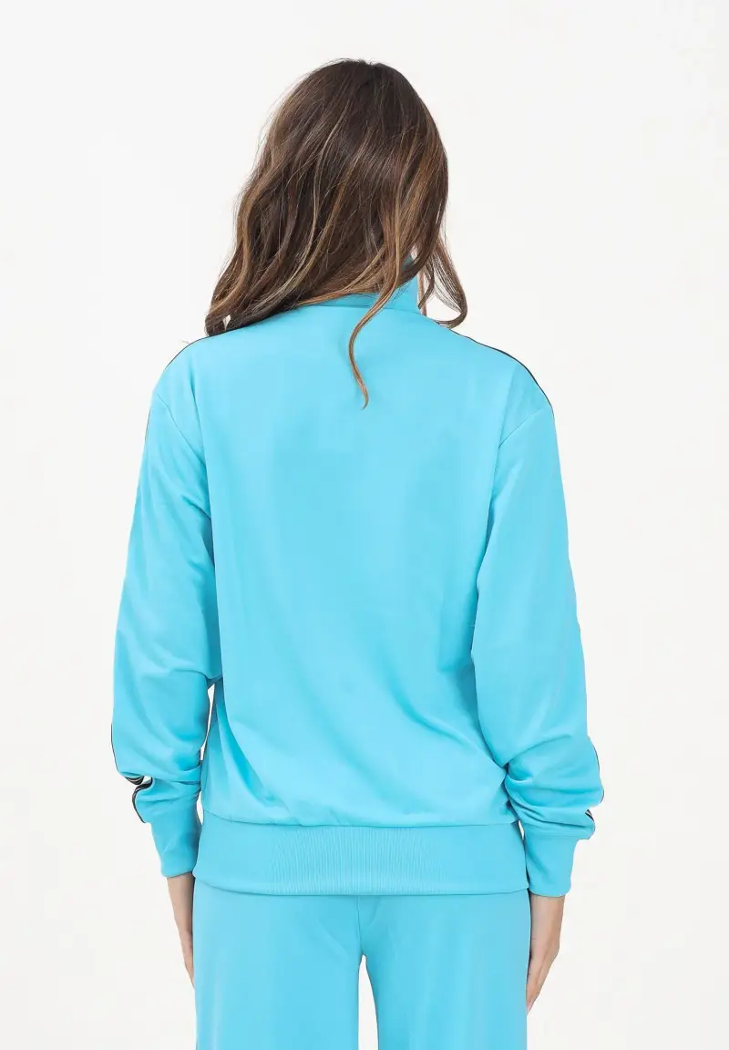 Felpa con zip Adicolor Classic Firebird Loose azzurra da donna miniatura 3