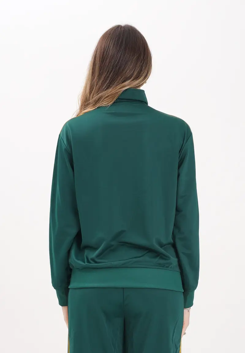 ADIDAS ORIGINALS Felpa con zip adicolor Classic Firebird Loose verde da donna miniatura 2