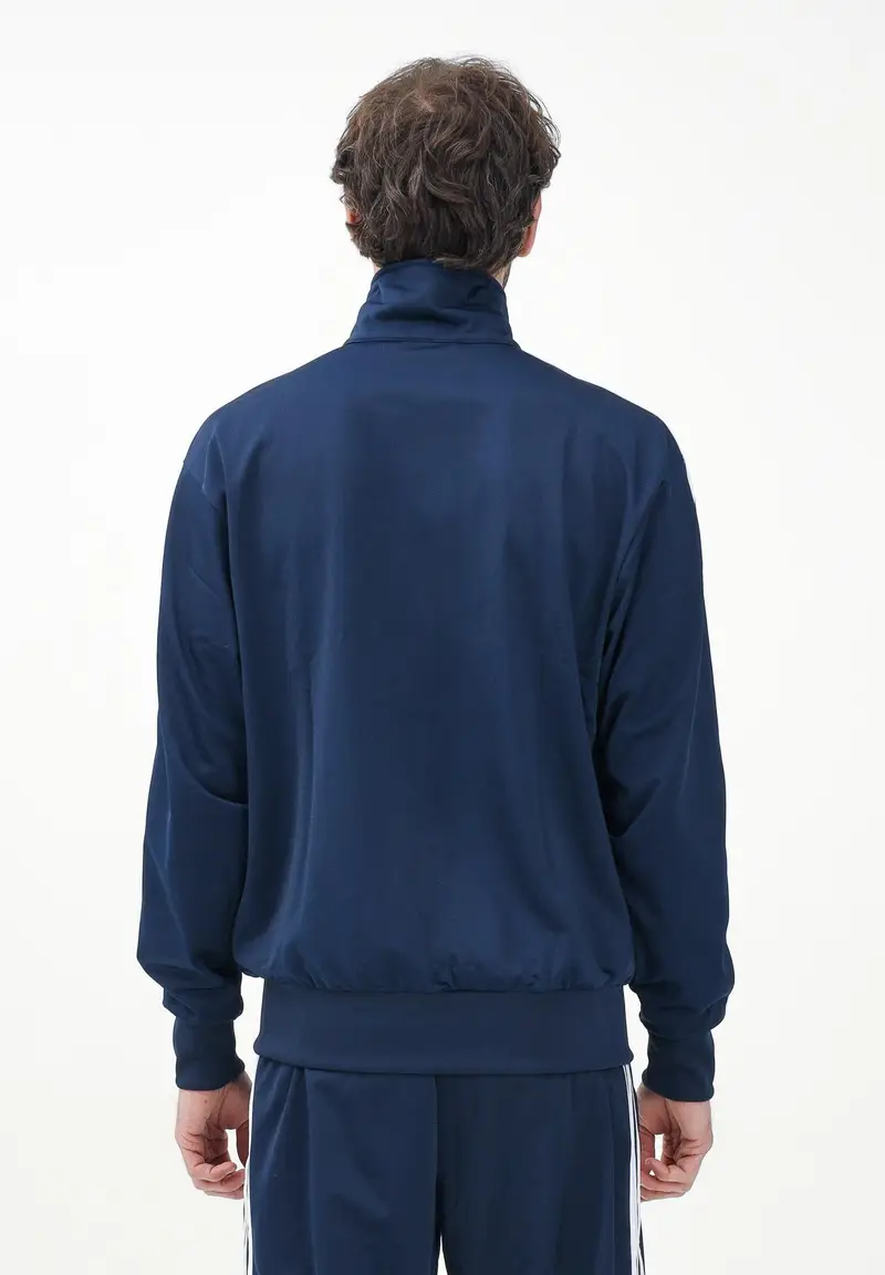 ADIDAS ORIGINALS Felpa con zip adicolor Classics Firebird blu da uomo miniatura 2