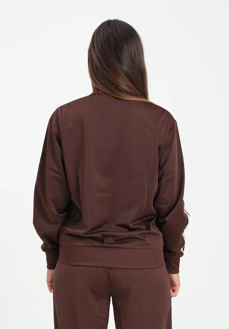 Felpa con zip Adicolor Classics Firebird Loose marrone da donna miniatura 3