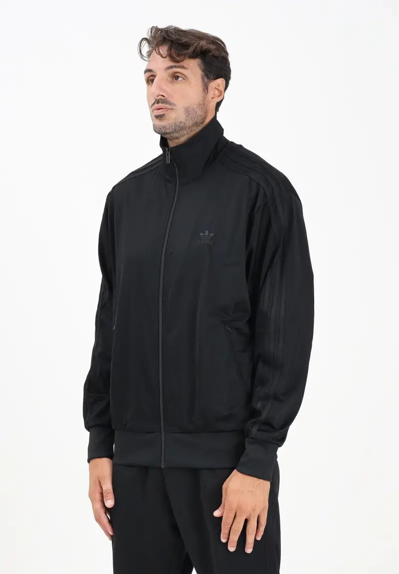 Felpa con zip Adicolor Classics Firebird nera da uomo