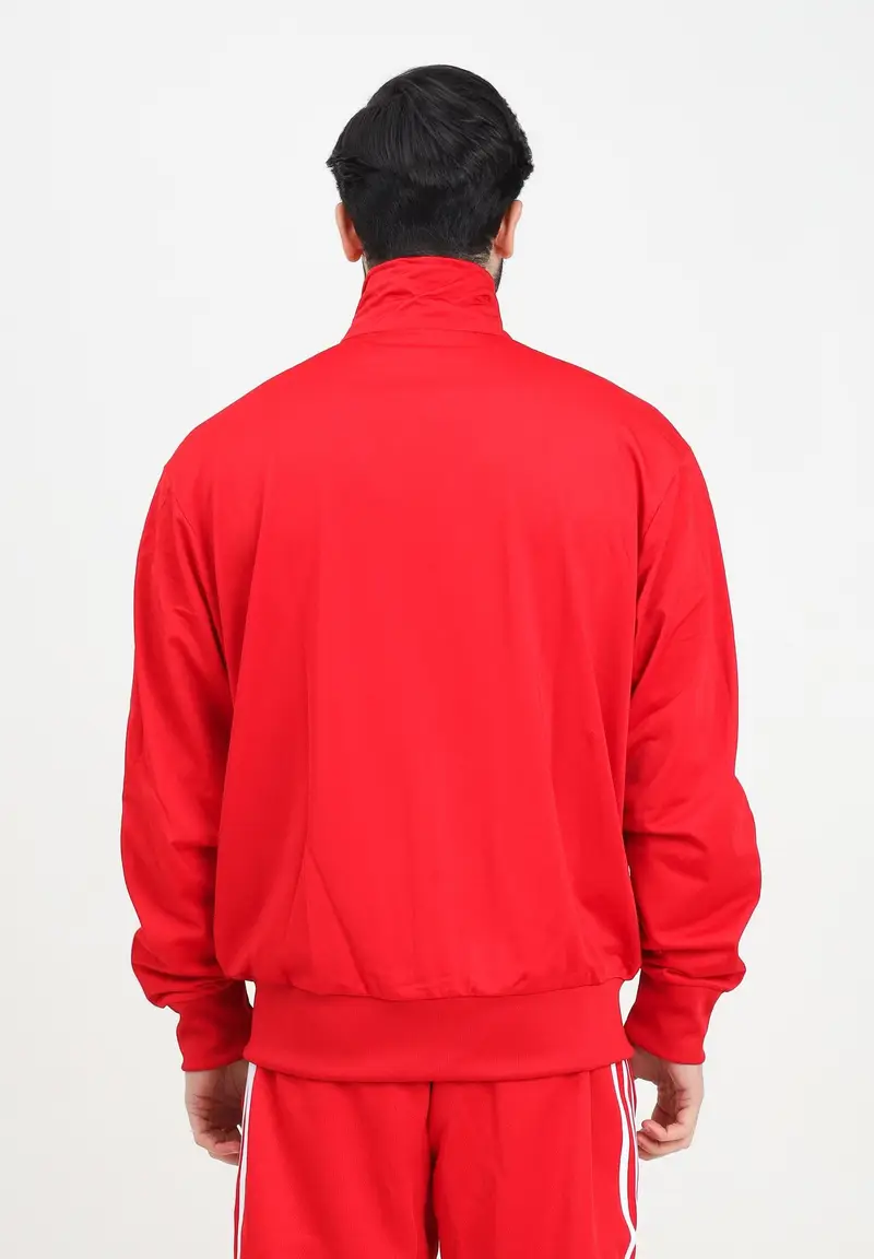 ADIDAS ORIGINALS Felpa con zip Adicolor Classics Firebird rossa da uomo miniatura 2