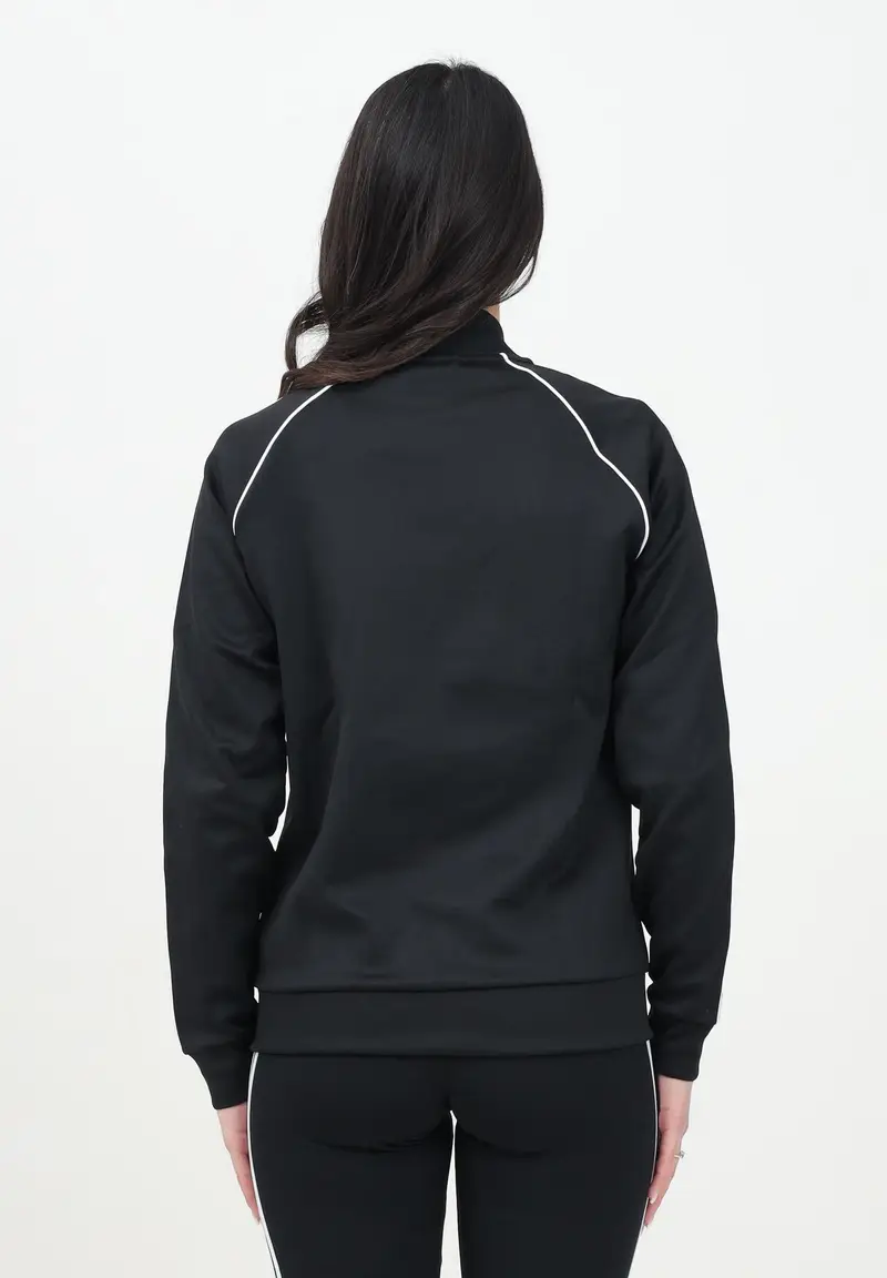 ADIDAS ORIGINALS Felpa con zip Adicolor Classics SST nera da donna miniatura 2