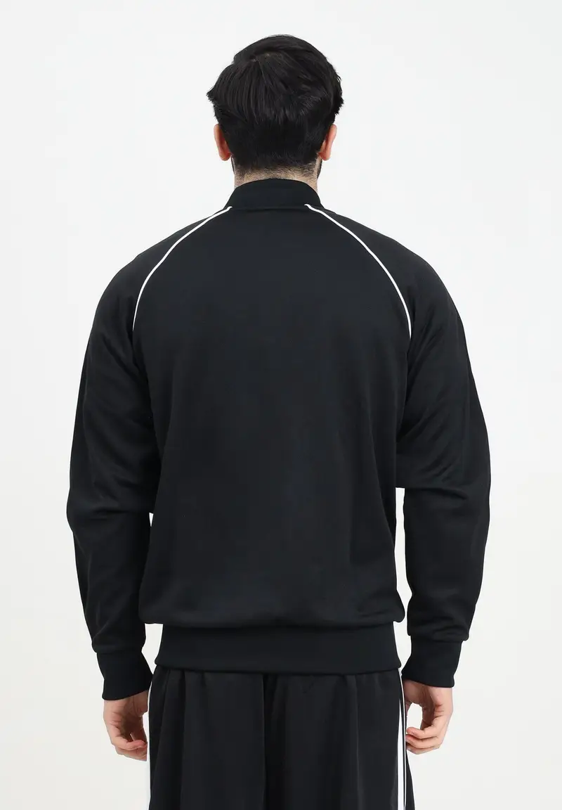 ADIDAS ORIGINALS Felpa con zip Adicolor Classics SST nera da uomo miniatura 2