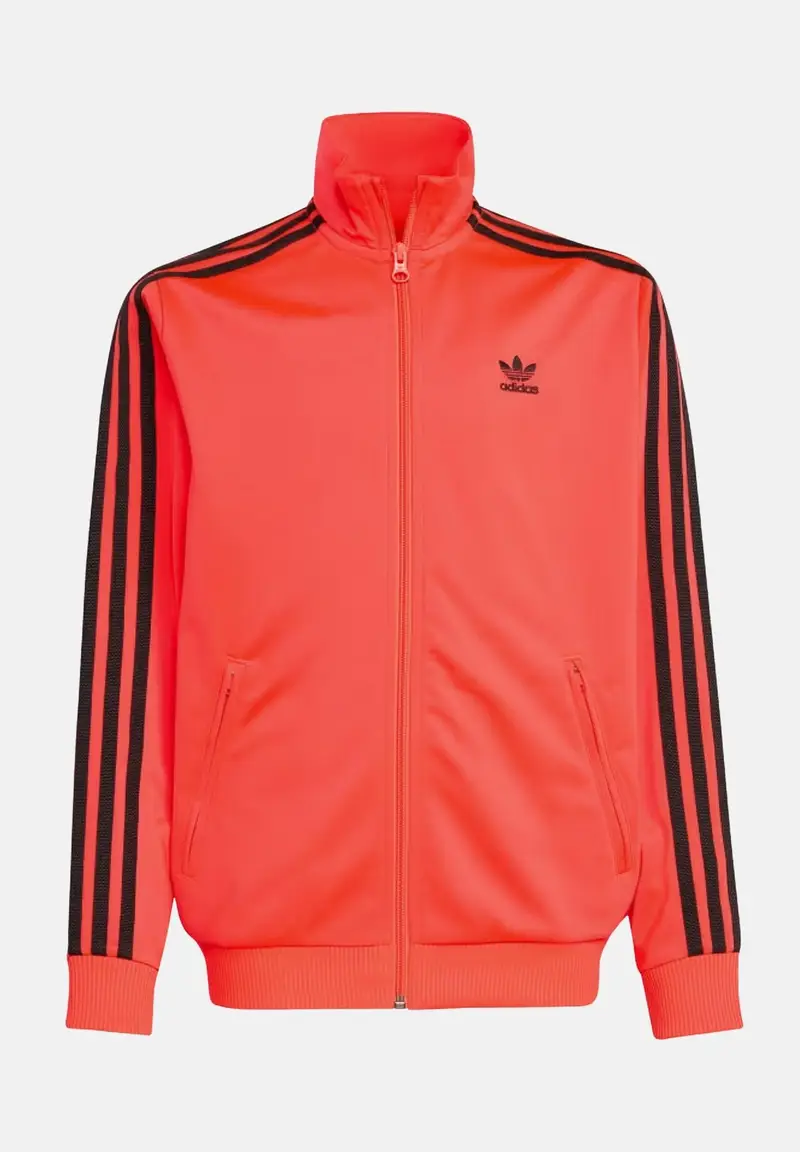 ADIDAS ORIGINALS Felpa con zip Adicolor Firebird fluo per bambino e bambina